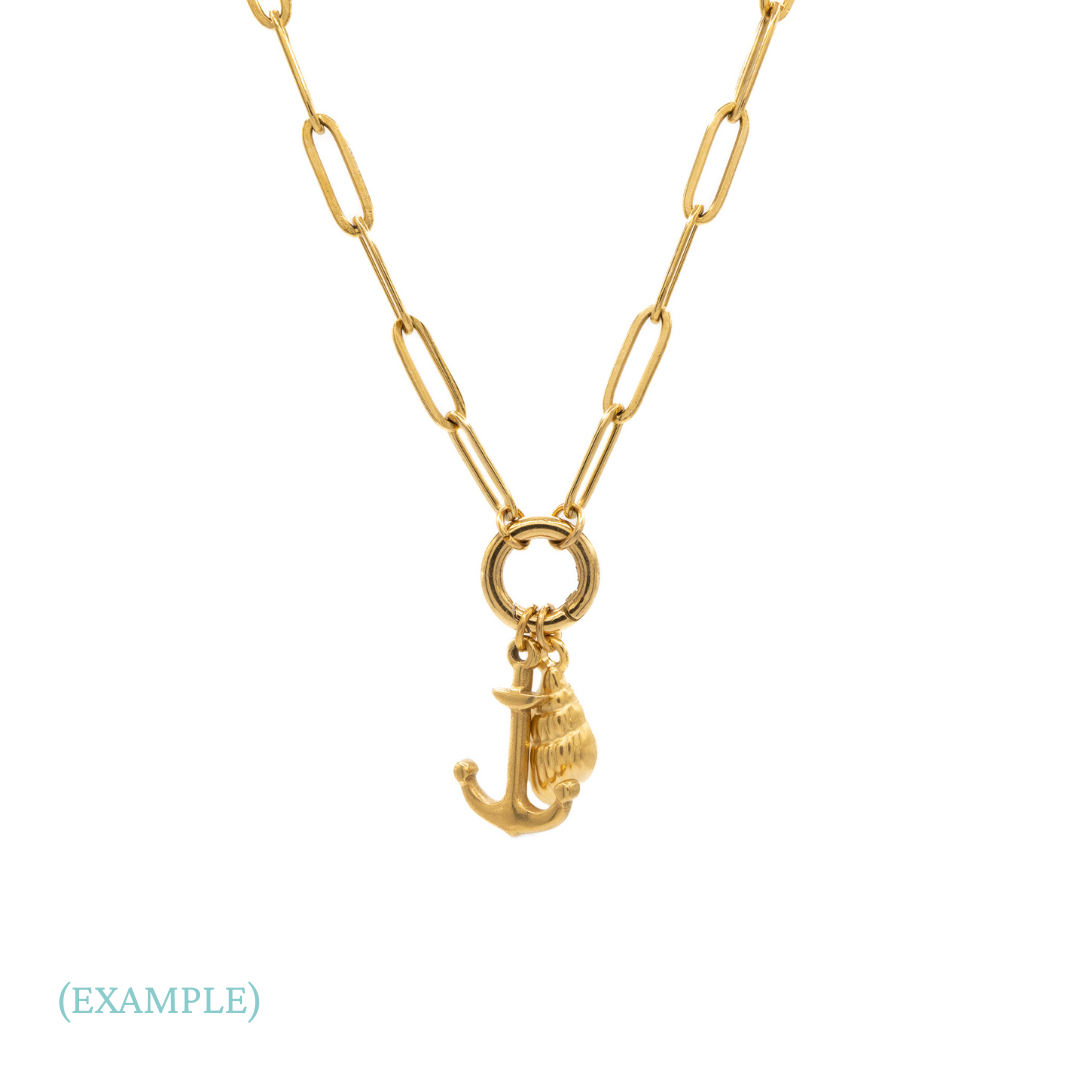 Charm Lock Necklace (customizable)