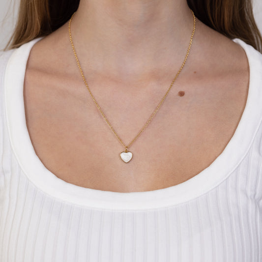 Pearl Heart Necklace