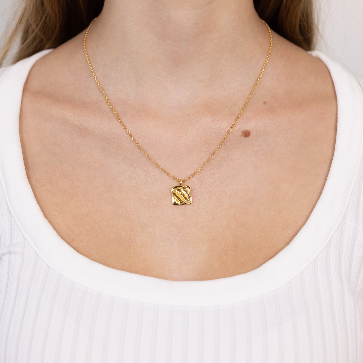 Square Pendant Necklace