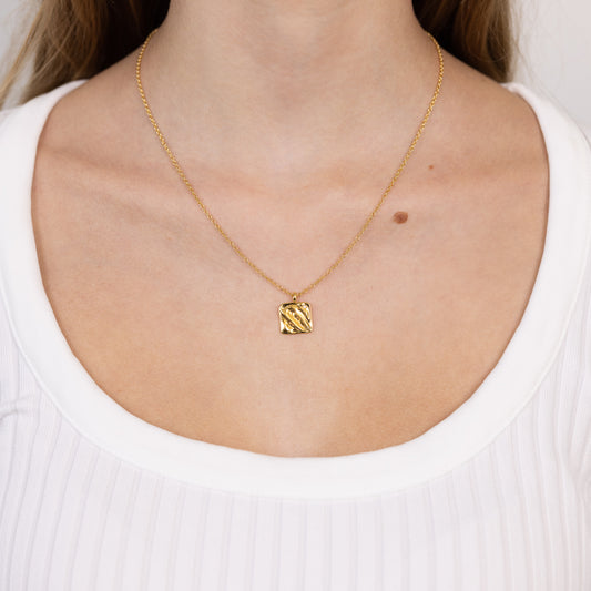Square Pendant Necklace