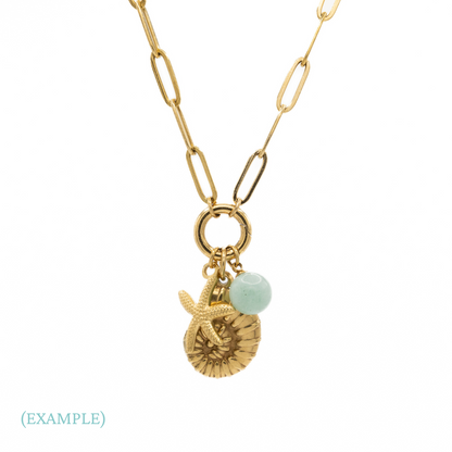 Charm Lock Necklace (customizable)