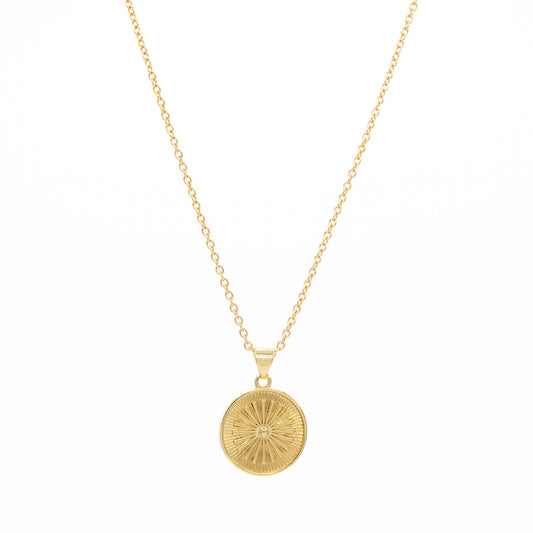 Sun Coin Necklace