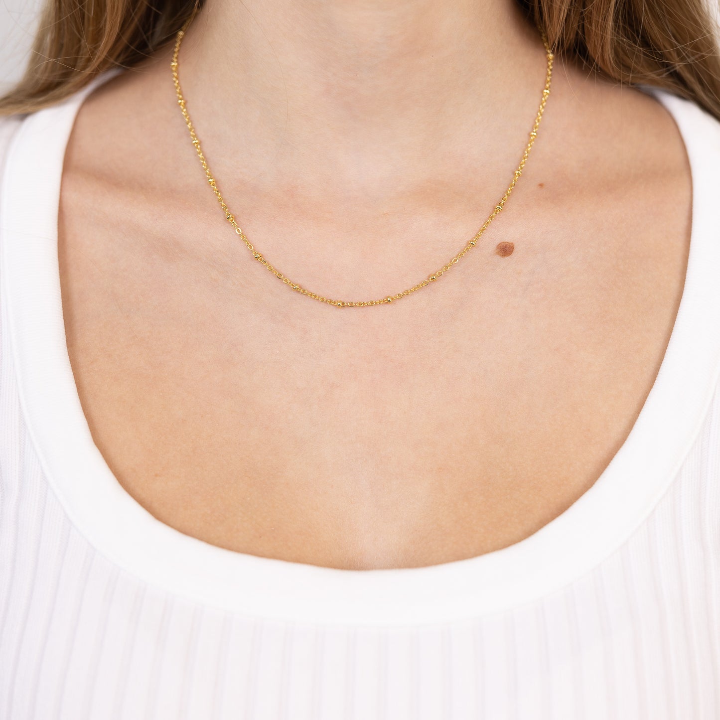 Gold Beaded Chain