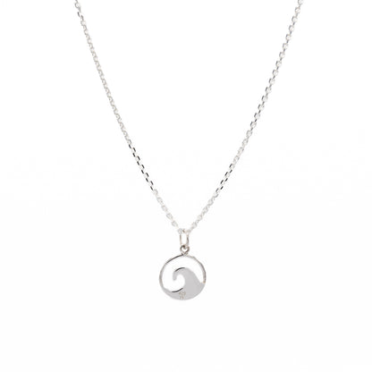 Wave Coin Necklace