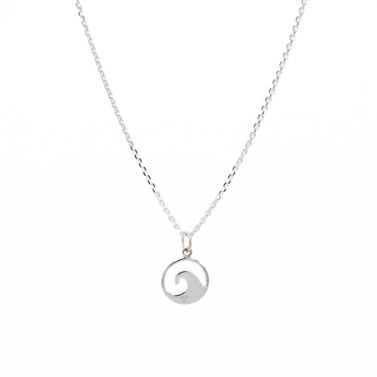 Wave Coin Necklace